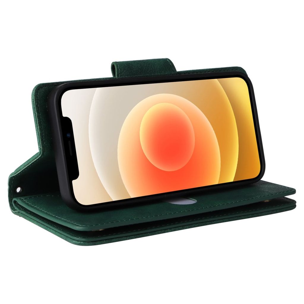 iPhone 12 Mini Cover with Stand - Green