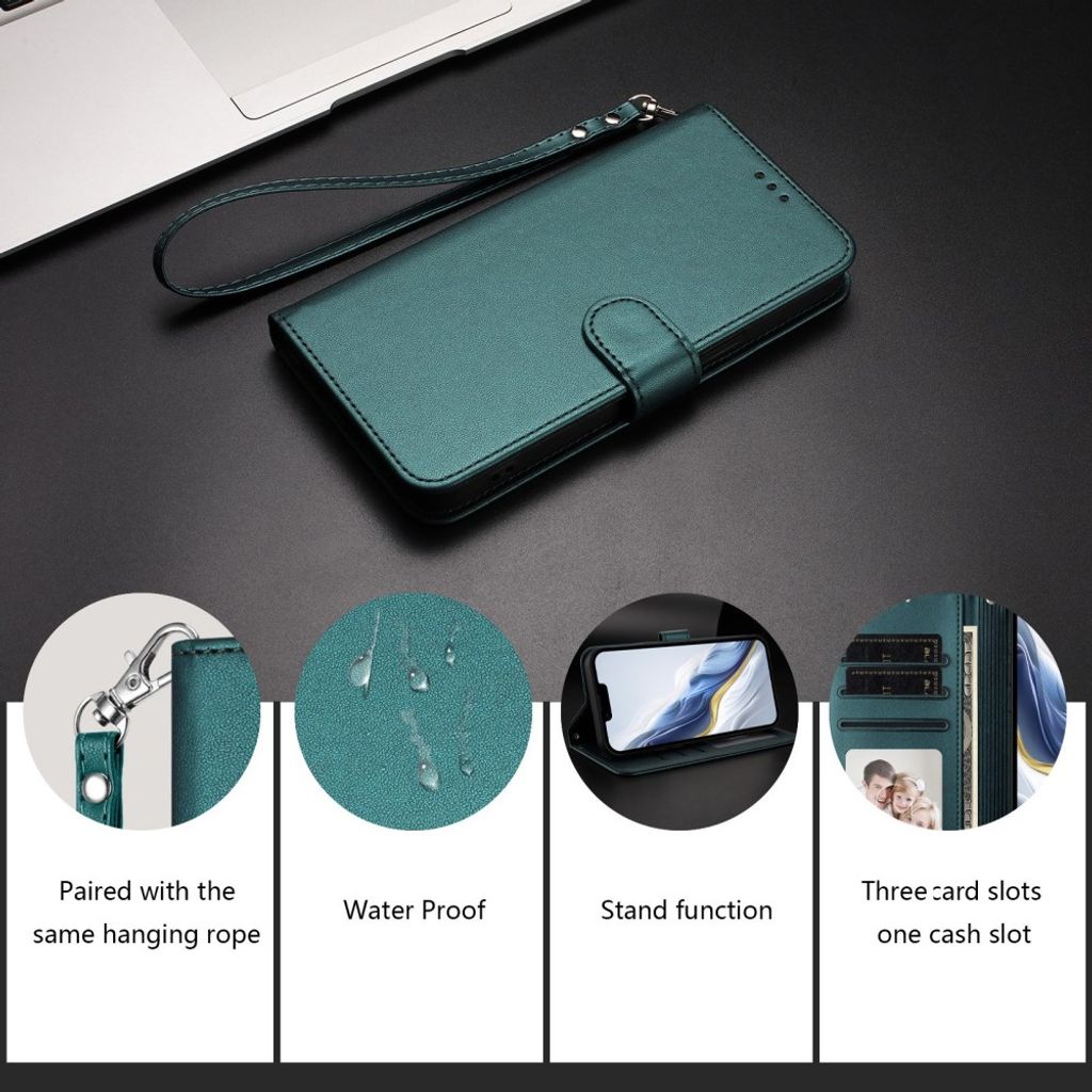 Xiaomi 17T Pro Lompakkokotelo - Vihreä