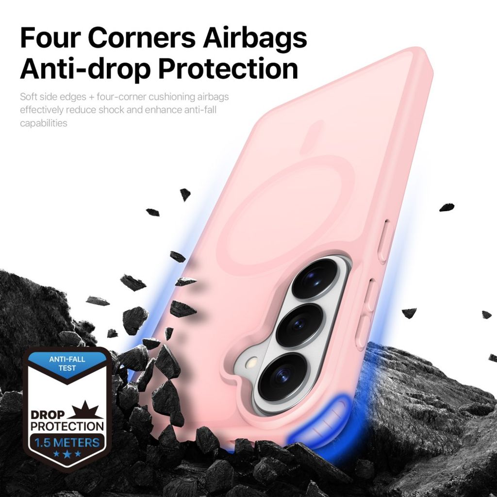 DUX DUCIS Samsung Galaxy S26 MagSafe-skal – Ljusrosa