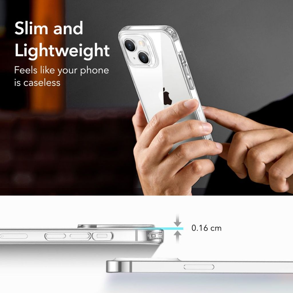 ESR Project Zero Cover til iPhone 14 Plus - Gennemsigtig