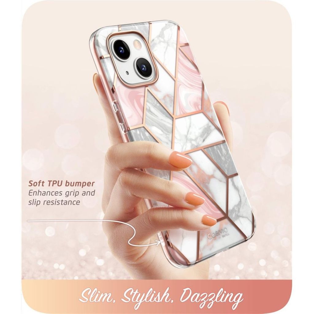 Supcase Cosmo Cover til iPhone 14 Plus - Pink Marble