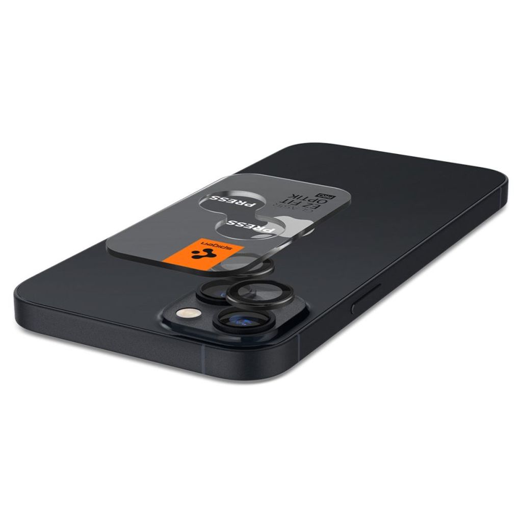 Spigen Glas.tR EZ Fit Optik 2-Pack Linsebeskyttelse til iPhone 14/Plus/15/Plus