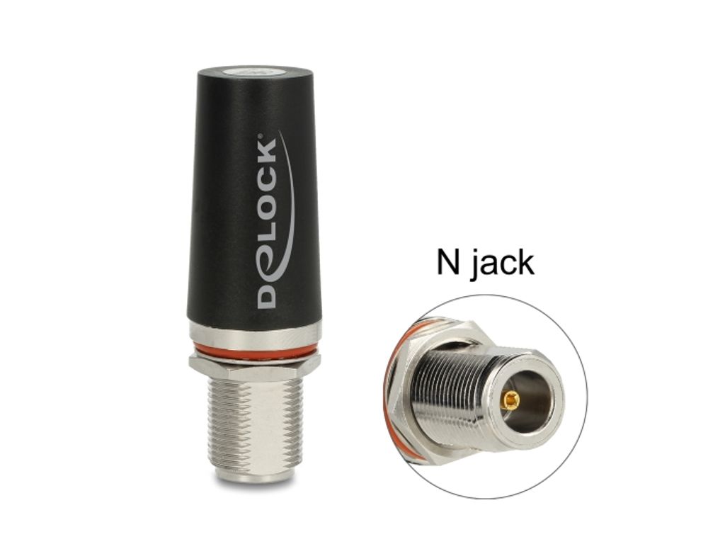 Delock LTE Antenn N hona 3 dBi takmonterad utomhus – Svart