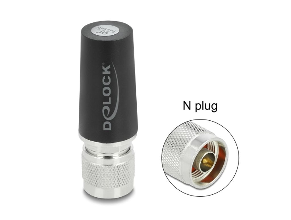 Delock LTE antenn N hona 3 dBi takmonterad för utomhusbruk – svart