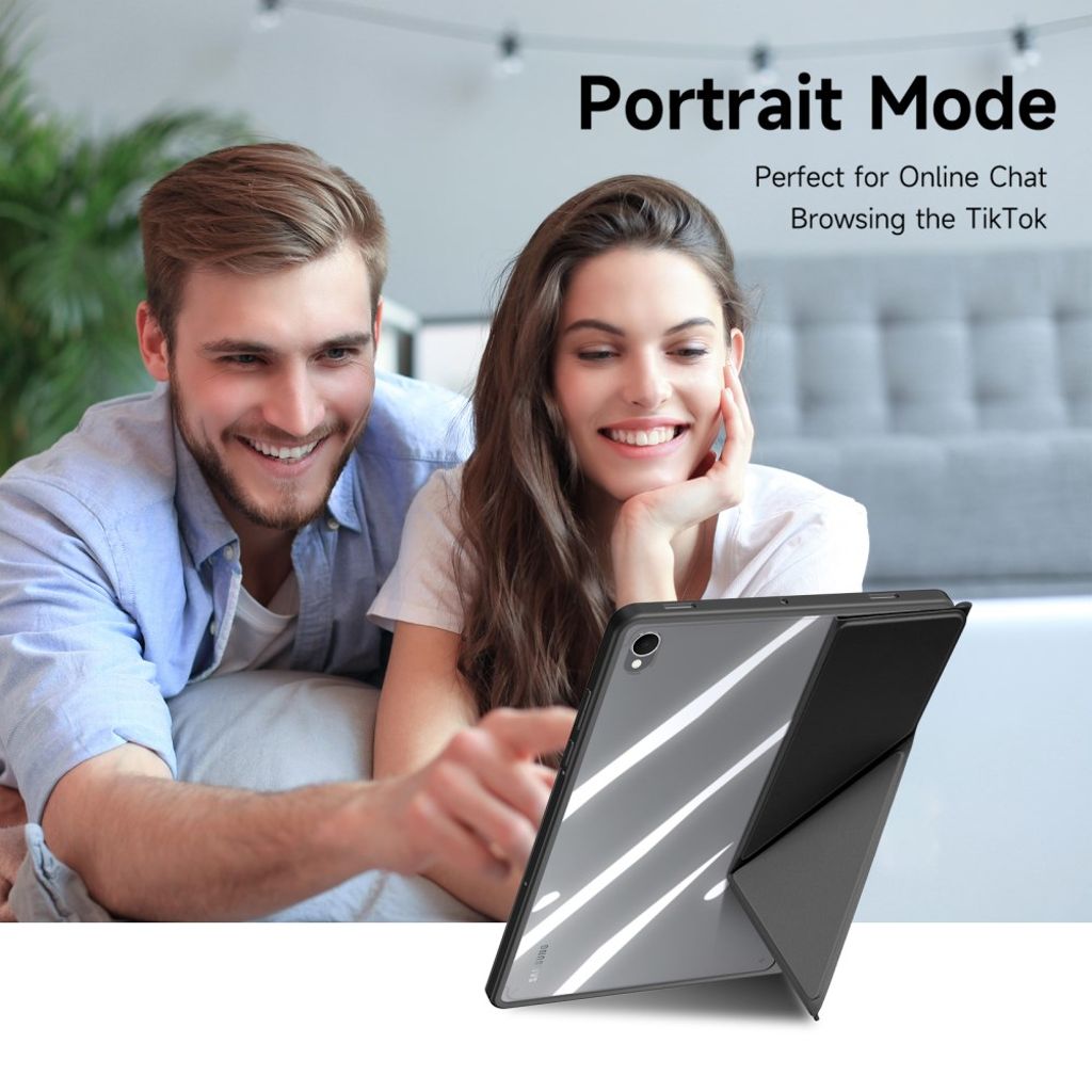 DUX DUCIS Samsung Galaxy Tab S11 kotelo origami-jalusta - musta