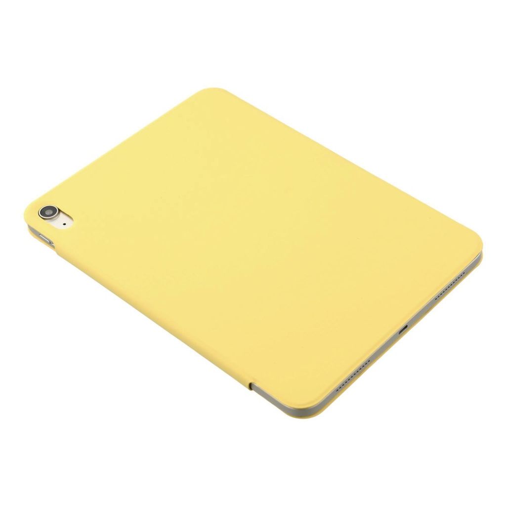 iPad A16 11" 2025/10.9" 2024 Tri-fold flip cover i kunstlæder - Gul