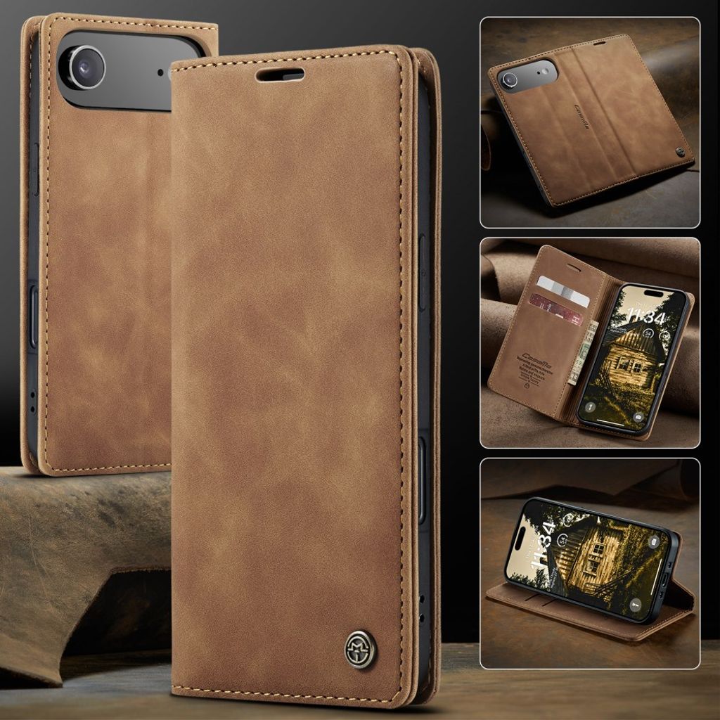 CASEME iPhone Air Pungetui med Kortplads - Brun