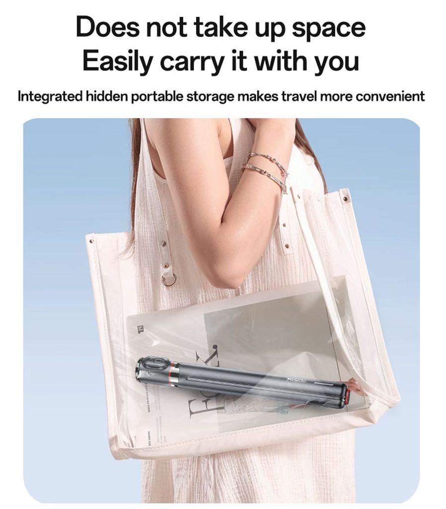 YESIDO SF30 Pop Up Tripod Udtrækkelig Selfiestang – 1,7 m