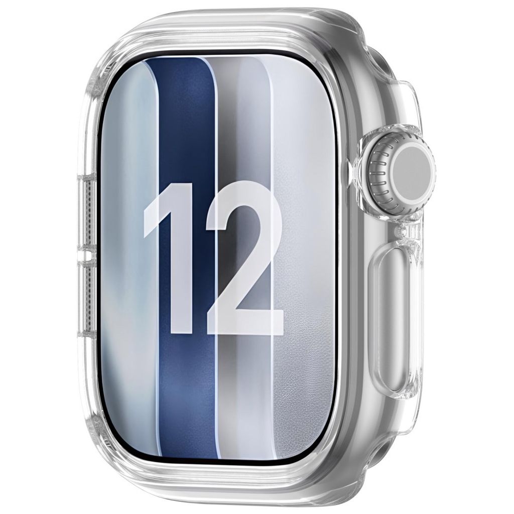 Apple Watch 12 42mm Halvdekkende deksel - Gjennomsiktig