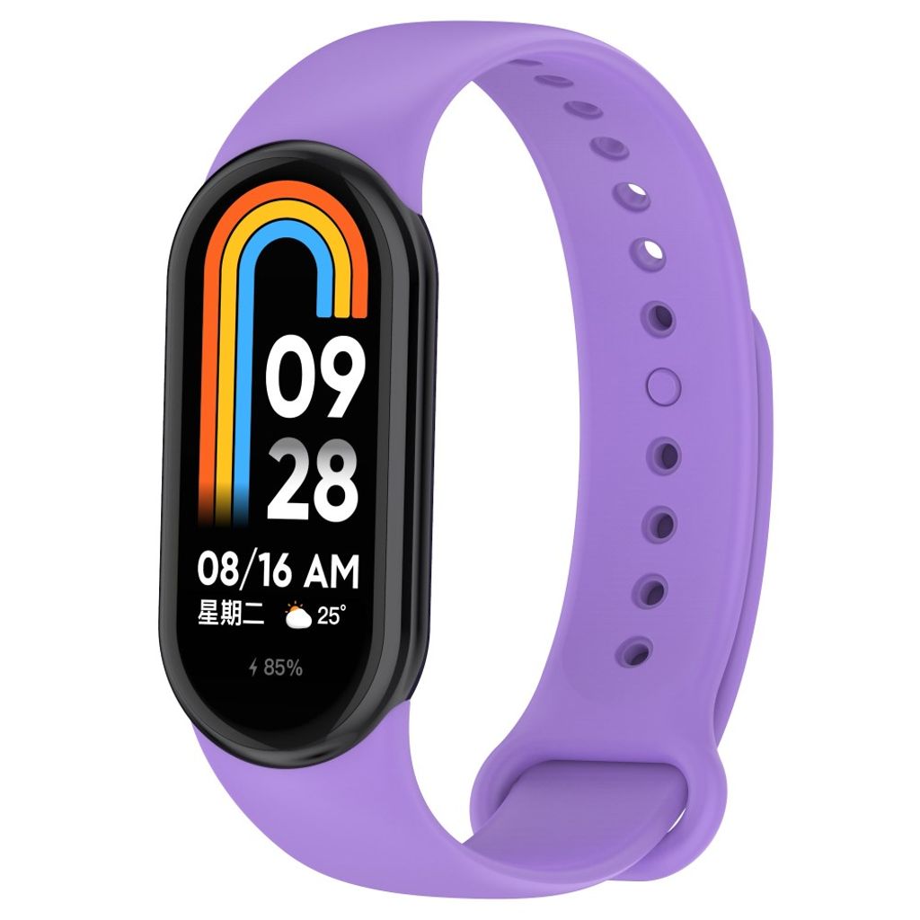 Xiaomi Smart Band 10 NFC jne. Kellonranneke, Silikoni - violetti
