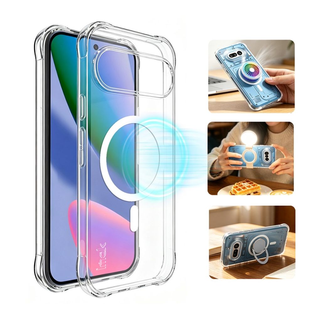 IMAK Google Pixel 11 MagSafe-kompatibelt Skal – Transparent