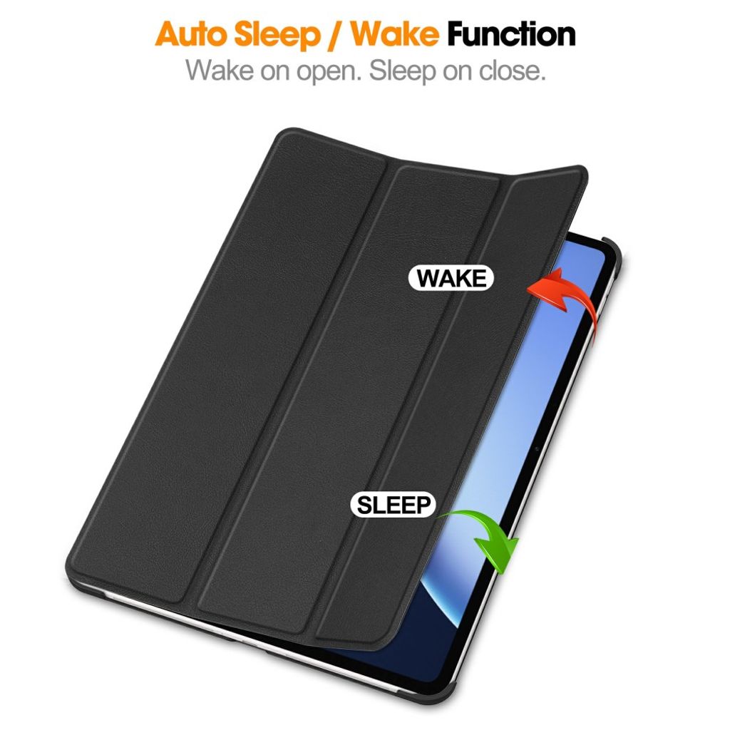 OnePlus Pad 3 / Pad 2 Pro / Oppo Pad 4 Pro Cover with Stand - Black