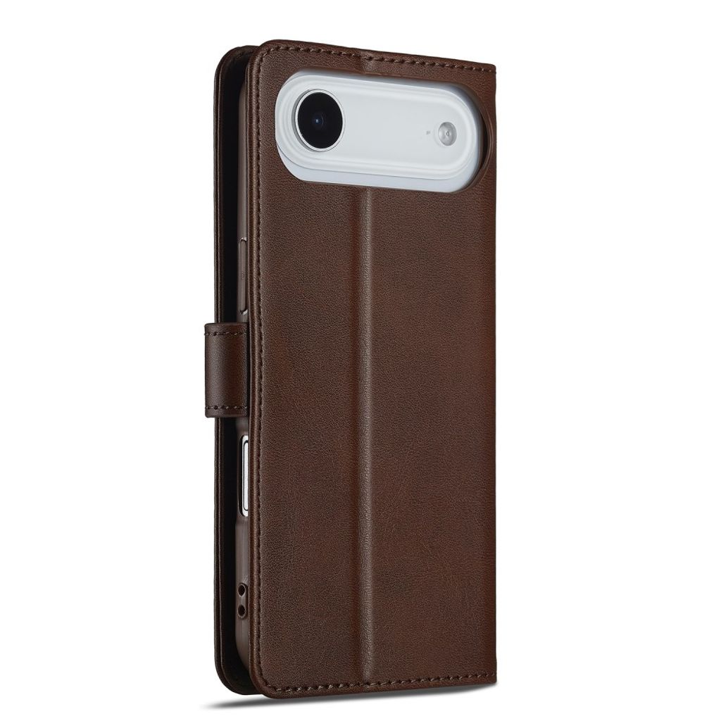 LC.IMEEKE iPhone Air Lompakkokotelo jalustalla - Ruskea