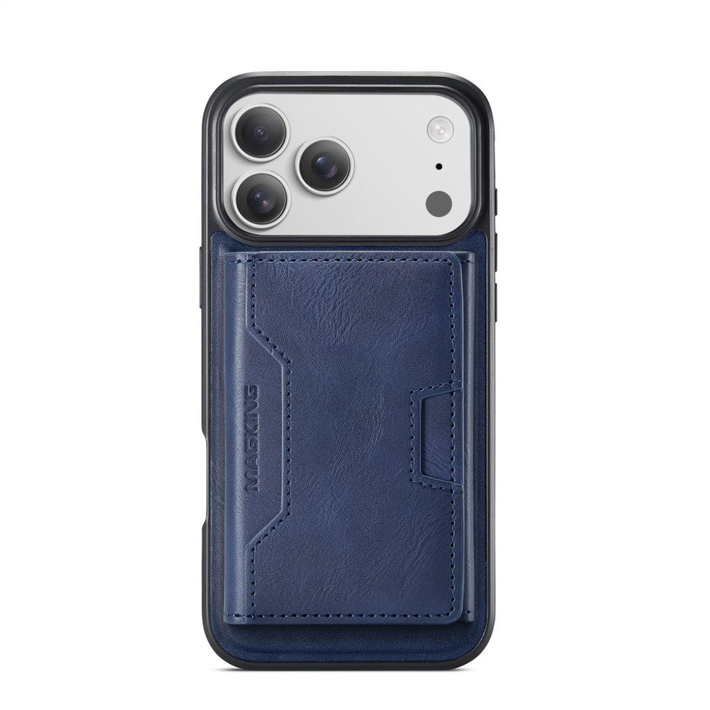 MAGKING iPhone 18 Pro Max/17 Pro Max MagSafe Kuori irrotettavalla lompakolla - Sininen