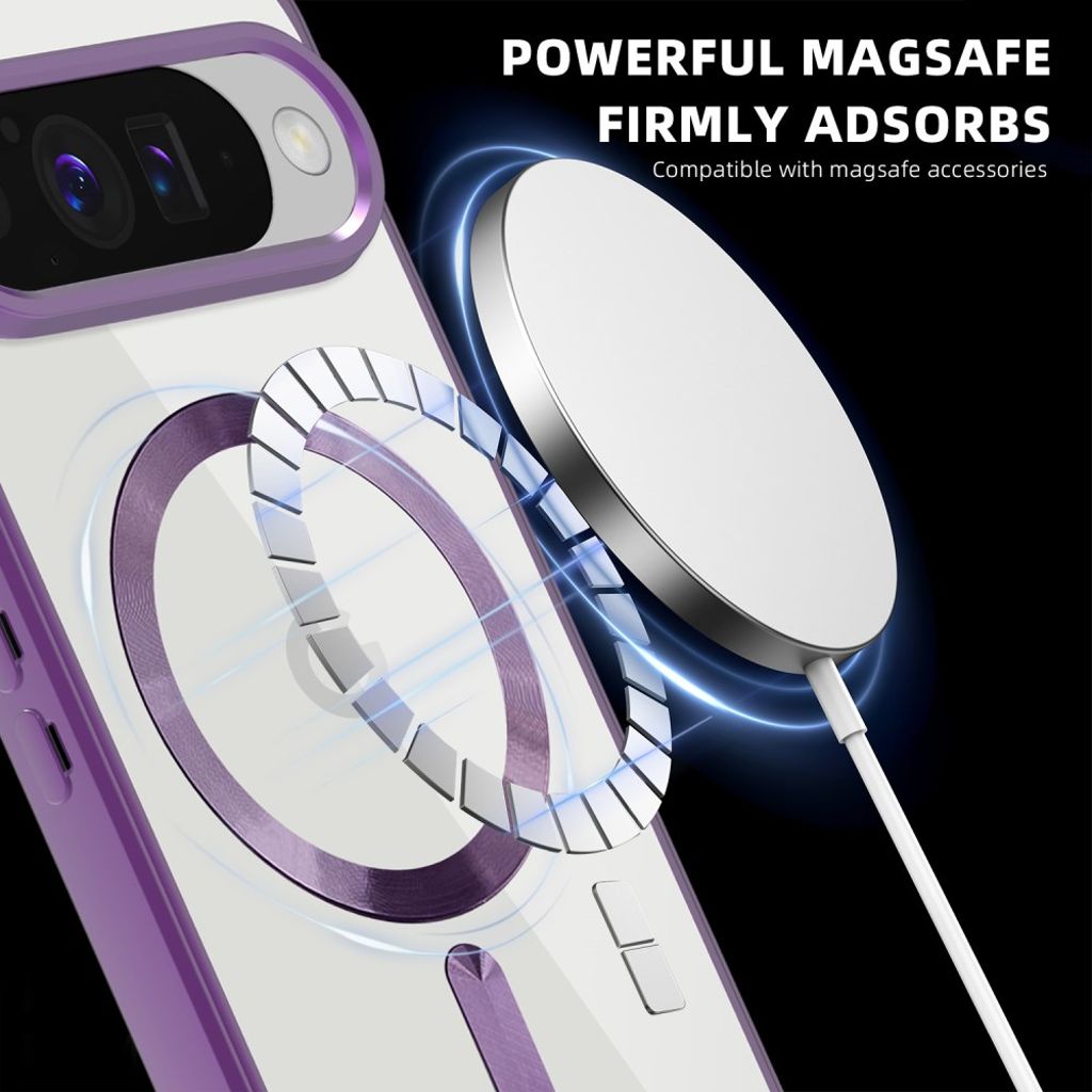 Google Pixel 10 / 10 Pro Kuori lompakolla - Violetti