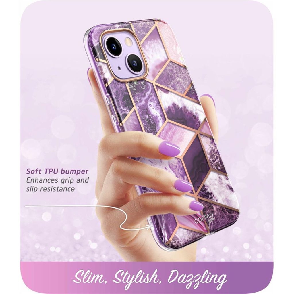 Supcase Cosmo Cover til iPhone 14 Plus - Pink Marble