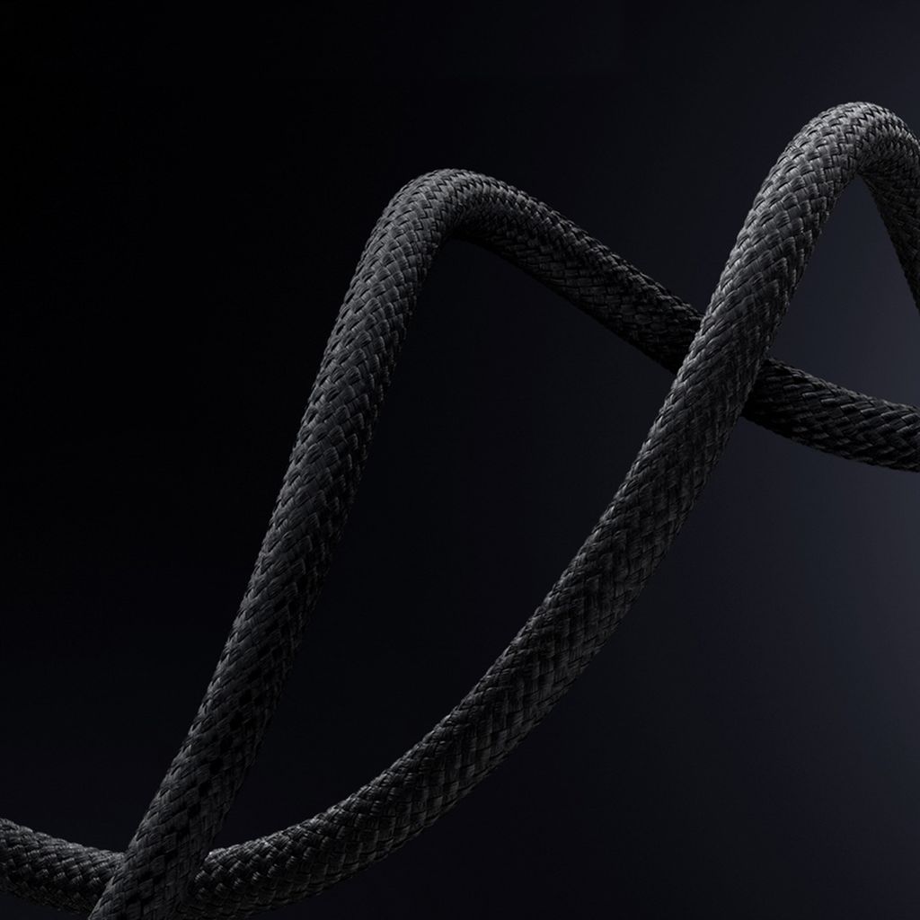 Baseus Glimmer Series Fast Charging Cable USB-C 480Mbps PD 100W 2m Sort