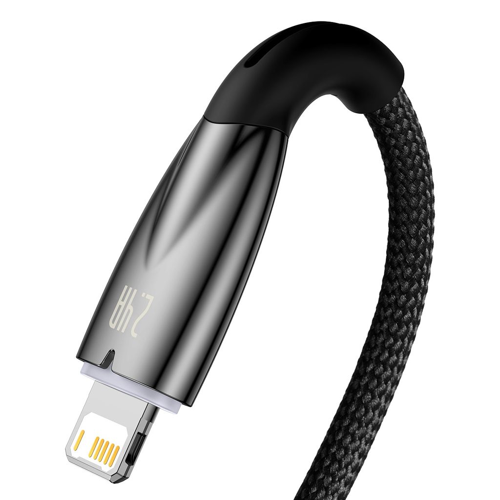 Baseus Glimmer Series kabel USB-A til Lightning 2m sort