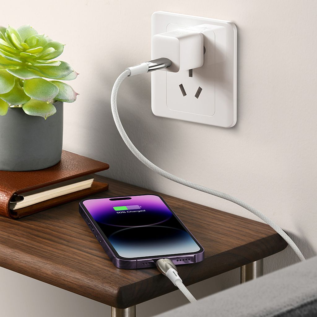 Baseus Glimmer Series kabel USB-A til Lightning 2m sort