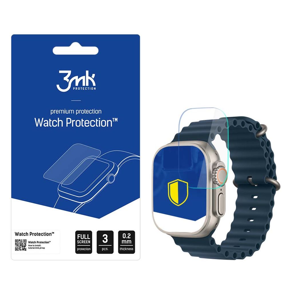 3mk v. FlexibleGlass Lite Näytönsuoja Apple Watch Ultra 1/2 49mm