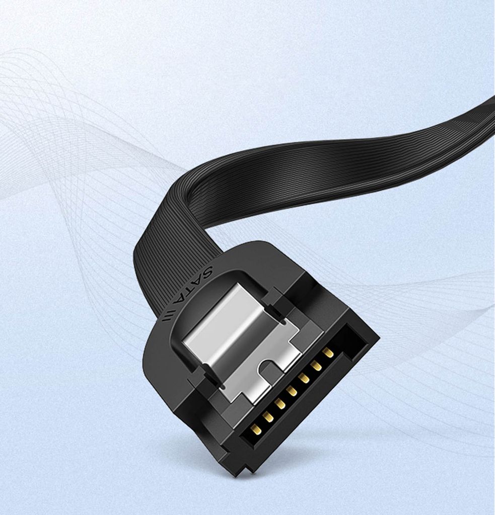 Ugreen angle SATA 3.0 kabel 0.5m sort (US217)