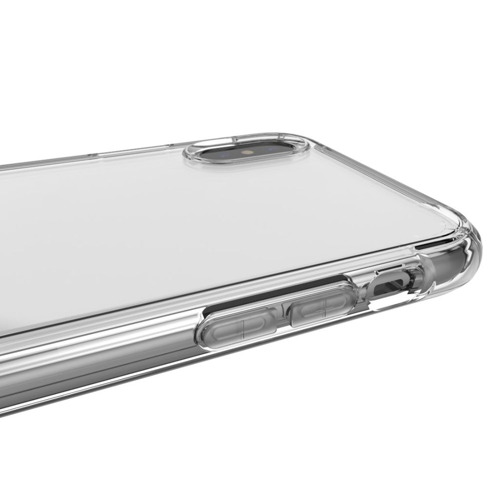 iPhone X/XS Deksel Støtsikker TPU Air Cushion - Gjennomsiktig