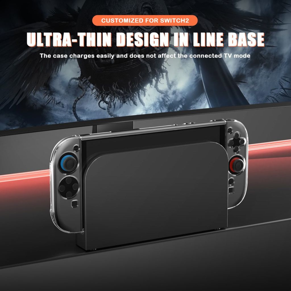 Nintendo Switch 2 Case - Transparent black