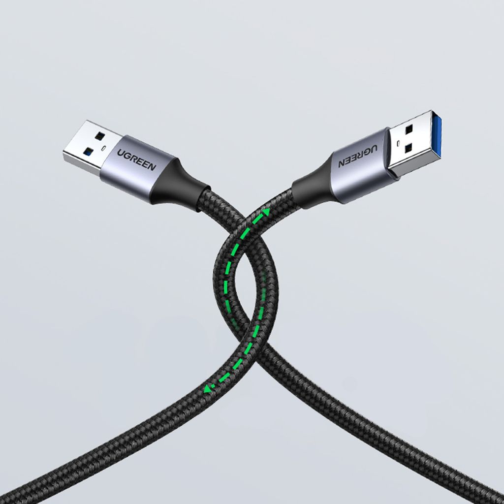 Ugreen USB 3.0 kabel 1m grå – hurtig overførsel og opladning