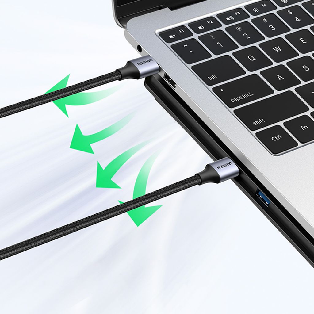 Ugreen USB 3.0 kabel 1m grå – hurtig overførsel og opladning