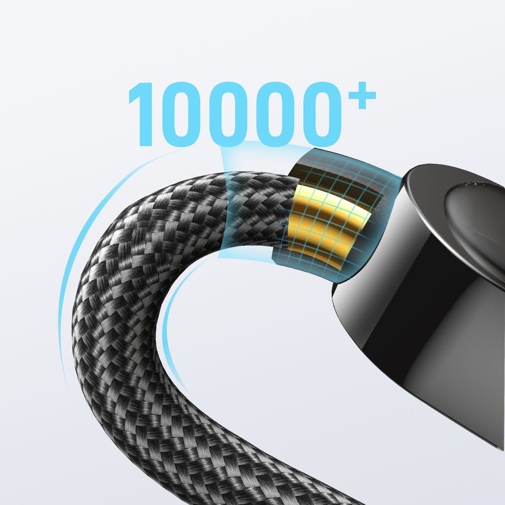 Joyroom A4 USB-C / Lightning kabel 20W 1.2m med display - sort