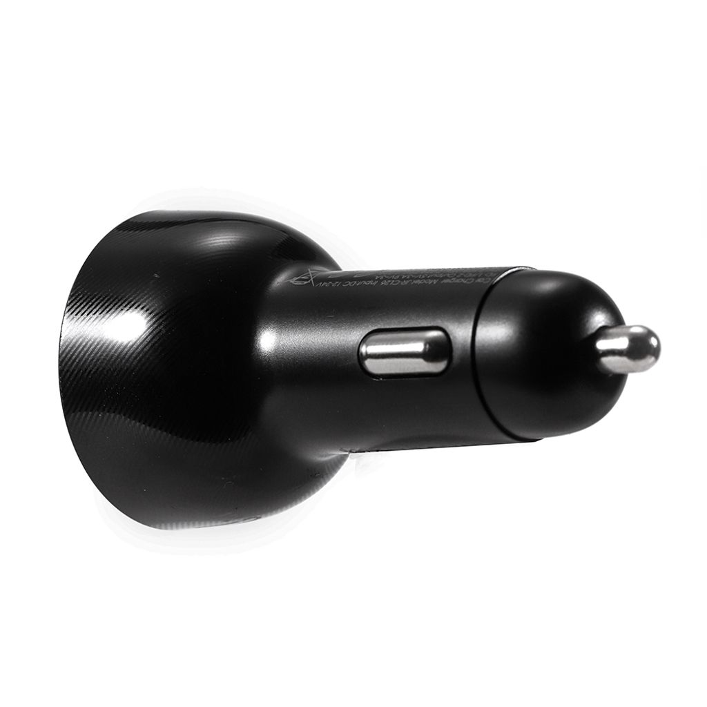 Joyroom biloplader 70W med 3 porte: USB, 2x USB-C sort (JR-CL26)