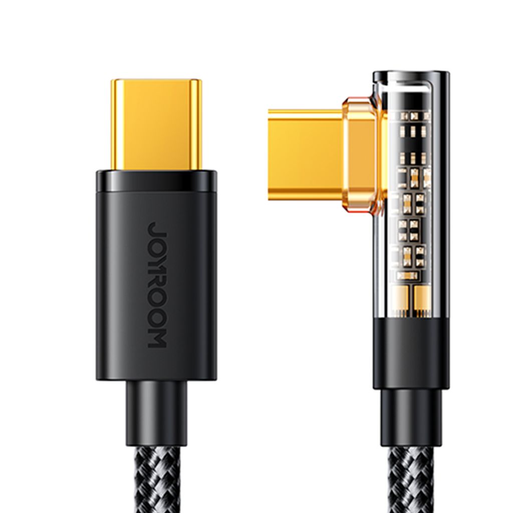 Joyroom Gaming Cable S-CC100A6 USB-C / USB-C 100W 1.2m - sort