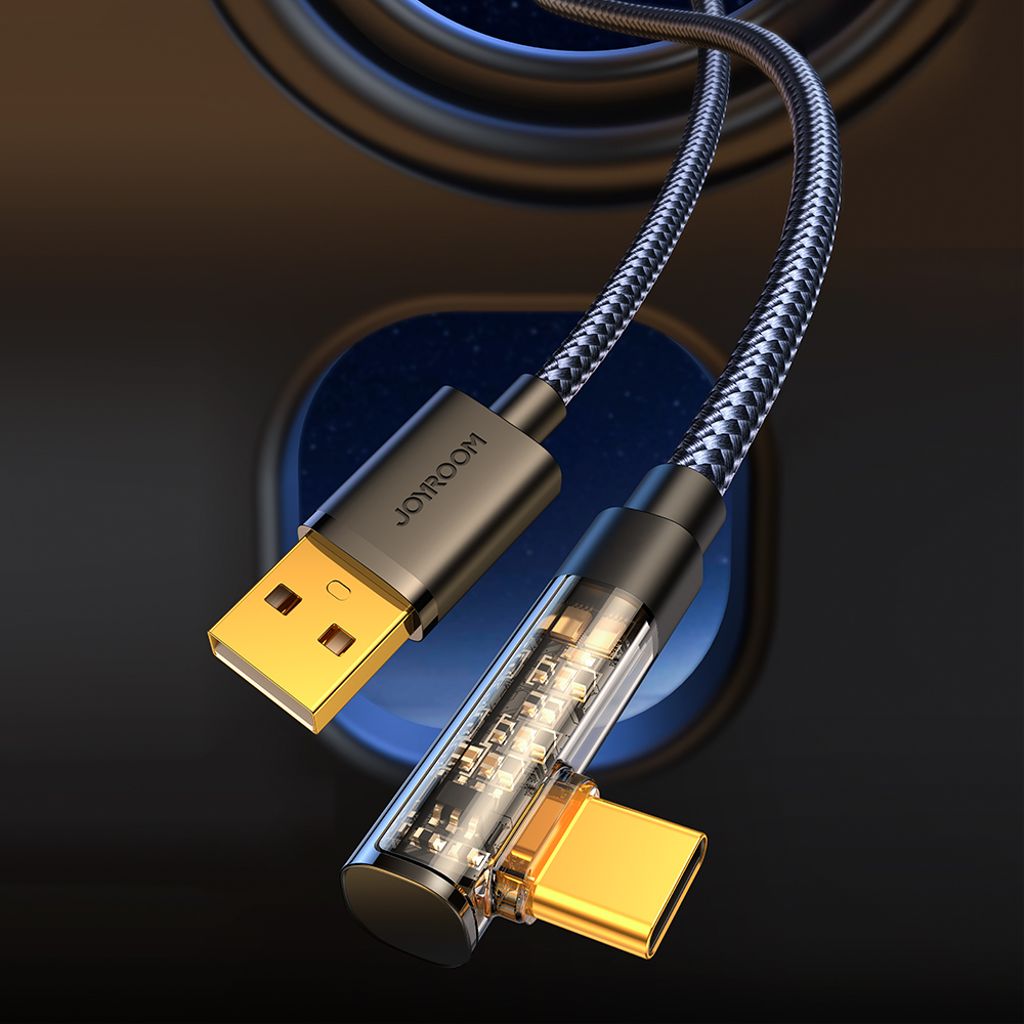 Joyroom Gaming Cable S-UC027A6 USB-C til USB-A 3A 1,2 m – sort