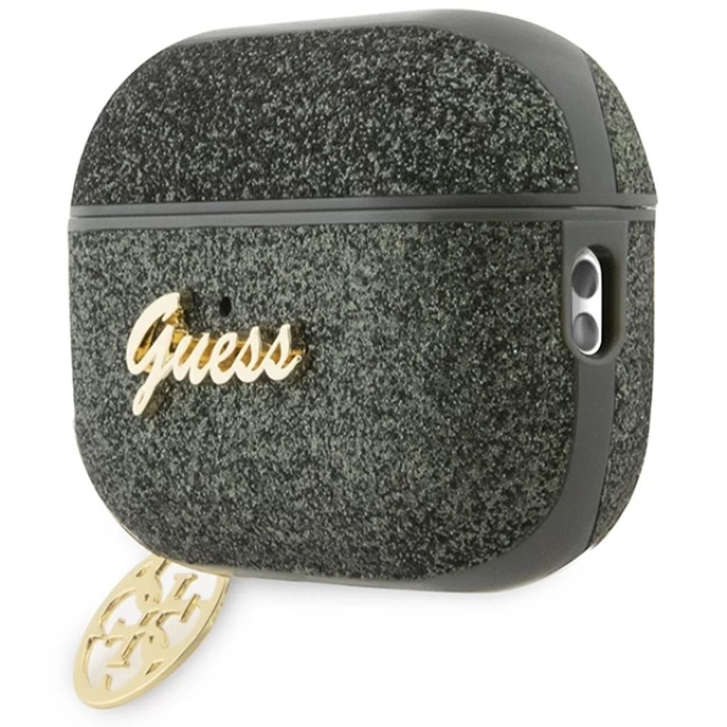 Guess Glitter Flake 4G Charm Etui till Airpods Pro 2 - Grøn