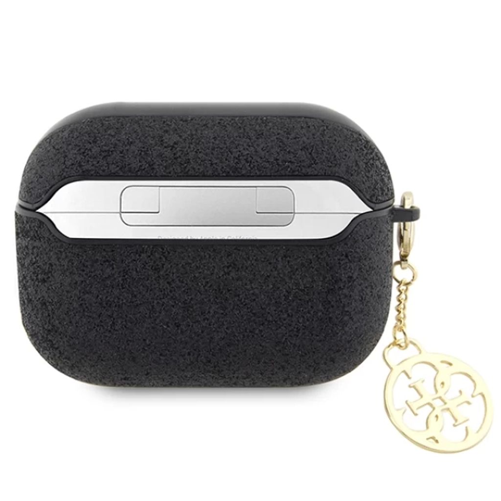 Guess Glitter Flake 4G Charm Etui till Airpods Pro 2 - Sort