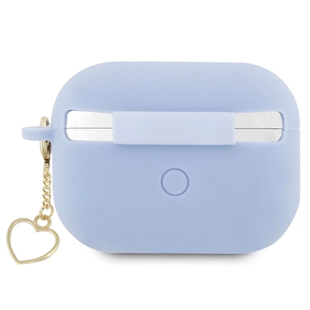 Guess Charm Heart Silikon Fodral till Airpods Pro 2 - Blå