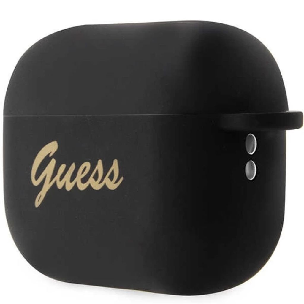 Guess Charm Heart Silikon Fodral till Airpods Pro 2 - Svart