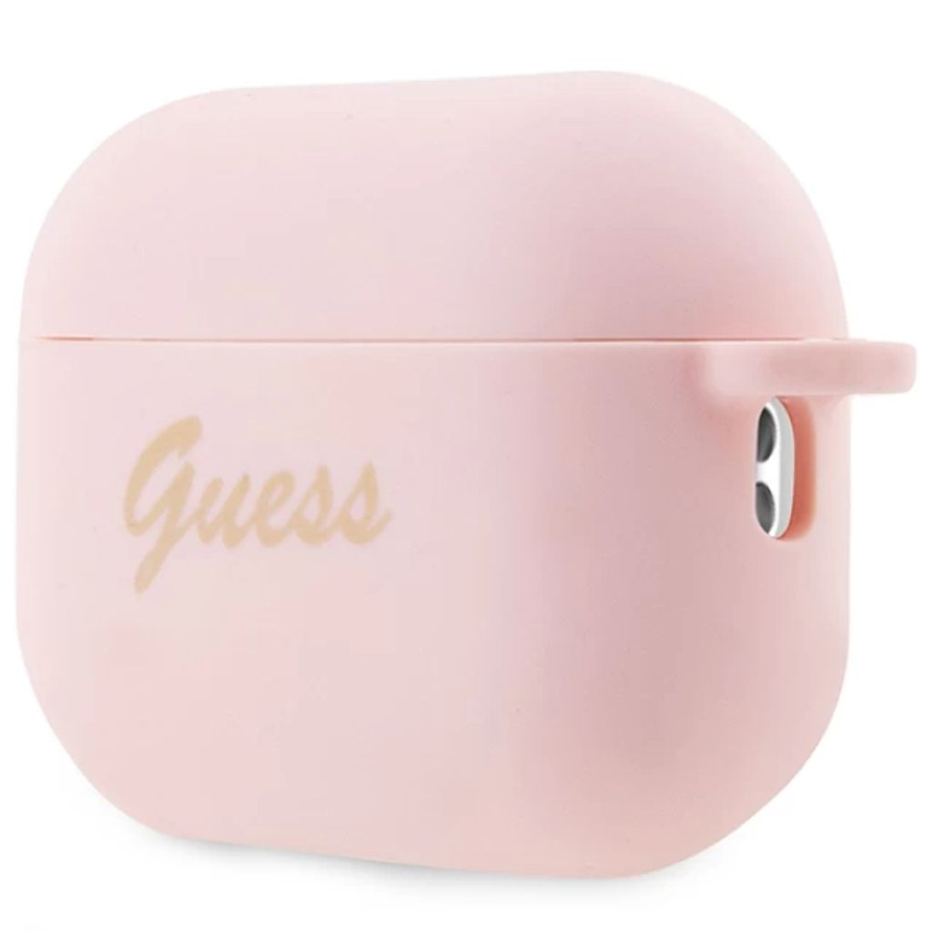 Guess Charm Heart Silikon Fodral till Airpods Pro 2 - Rosa