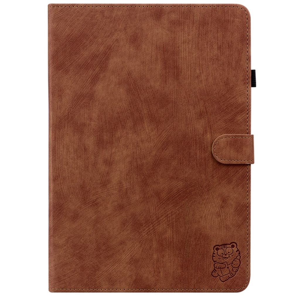 Samsung Galaxy Tab A11 Plus Fodral med tryck - Brun
