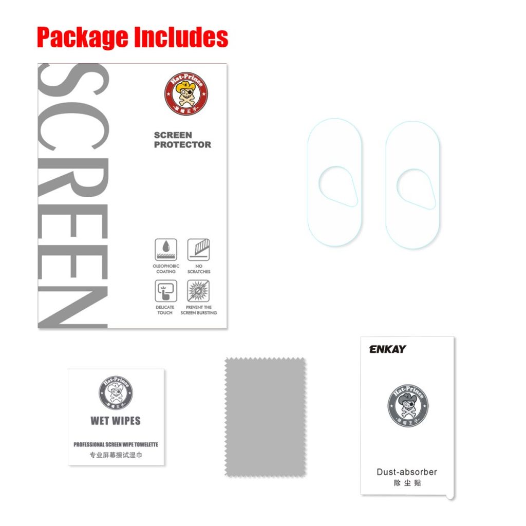 HAT PRINCE iPhone XS Max Tempered Glass Camera Lens Protector 2-Pack – Transparent