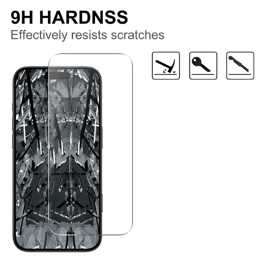 iPhone 18 Pro Näytönsuoja ja Linssinsuoja - Läpinäkyvä
