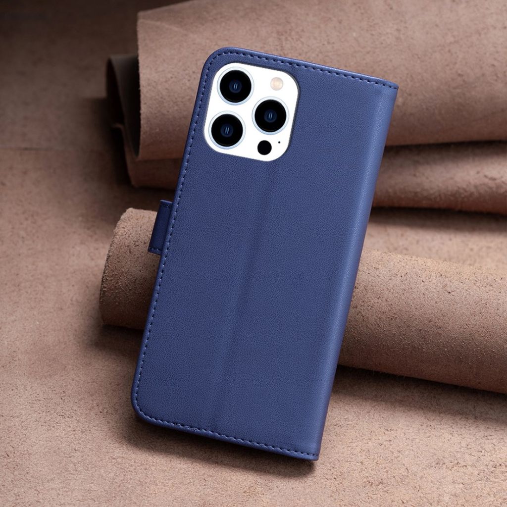 BINFEN COLOR iPhone 14 Pro Max Wallet Cover Stand - Blue