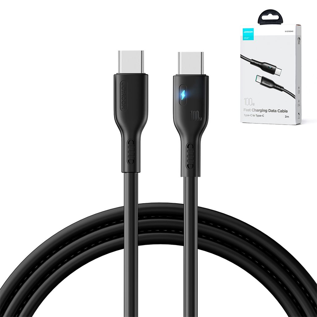 Joyroom Premium Series A13 USB-C / USB-C 100W 2m kabel – sort
