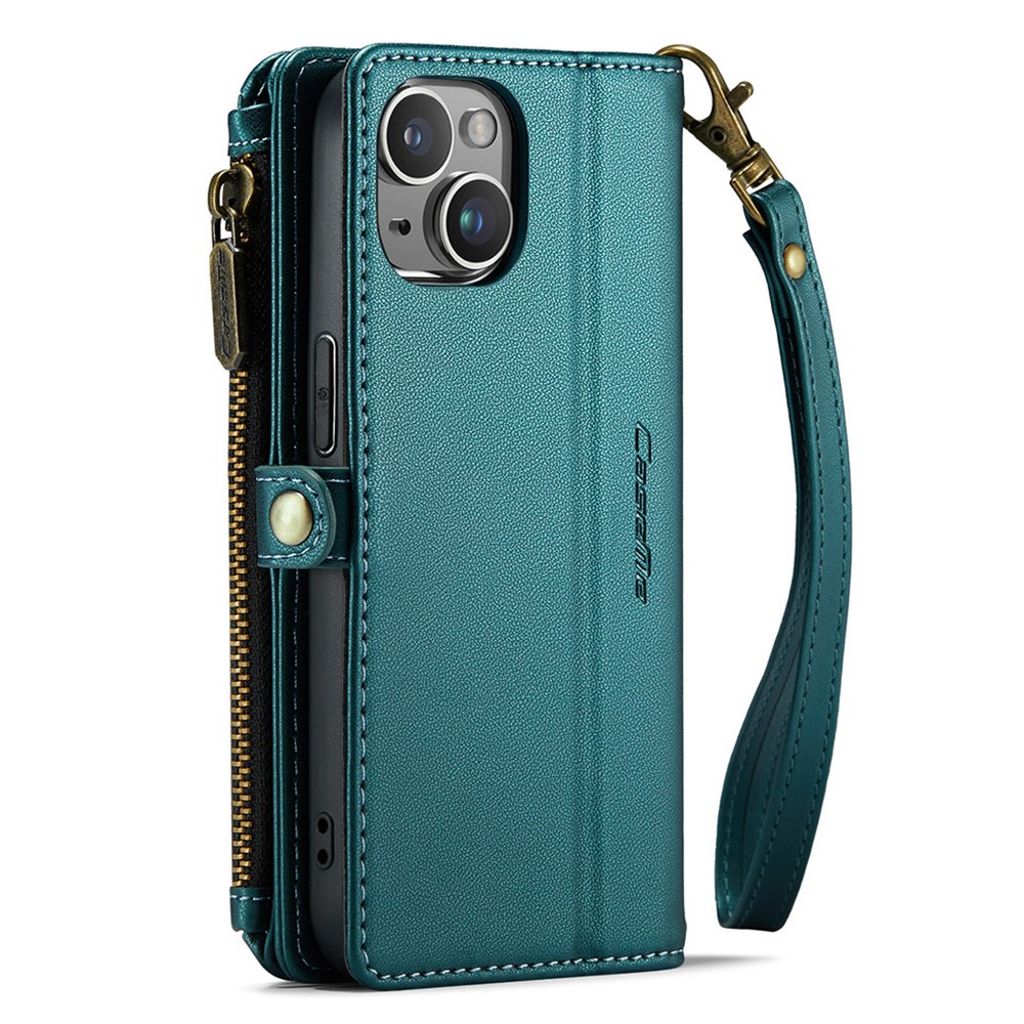 CASEME iPhone 13 Mini Lommeboketui med RFID-blokkering – Grønn