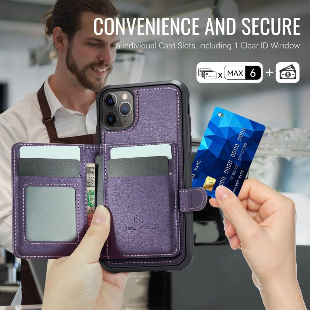 JEEHOOD iPhone 11 Pro Cover med MagSafe - Lilla