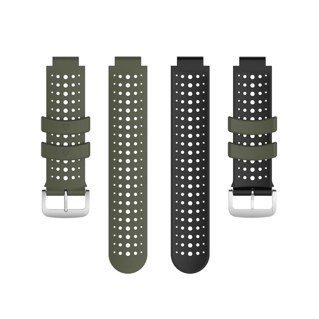 Garmin Forerunner 735XT/620/630/220/230/238 Tofarget Klokkereim - Grønn/Svart