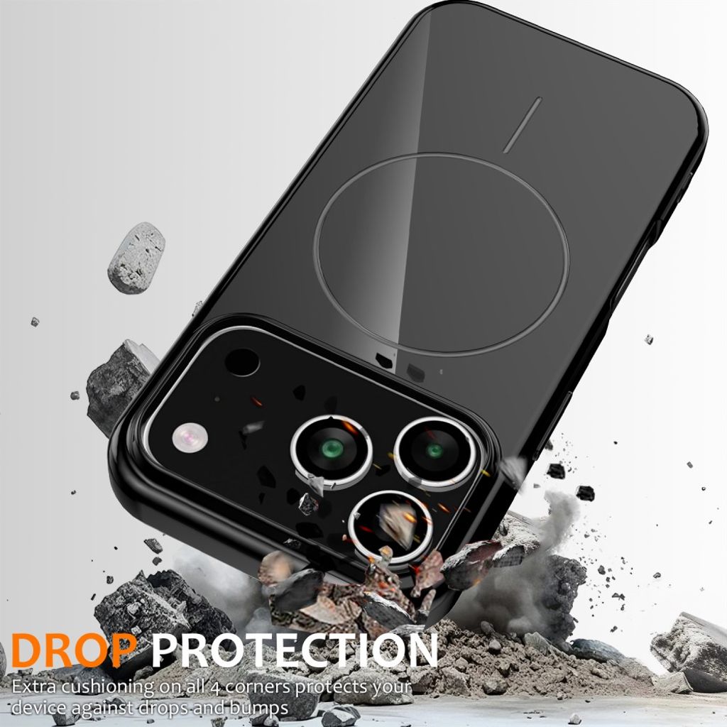 iPhone 17 Pro Max Case with Carrying strap - Black