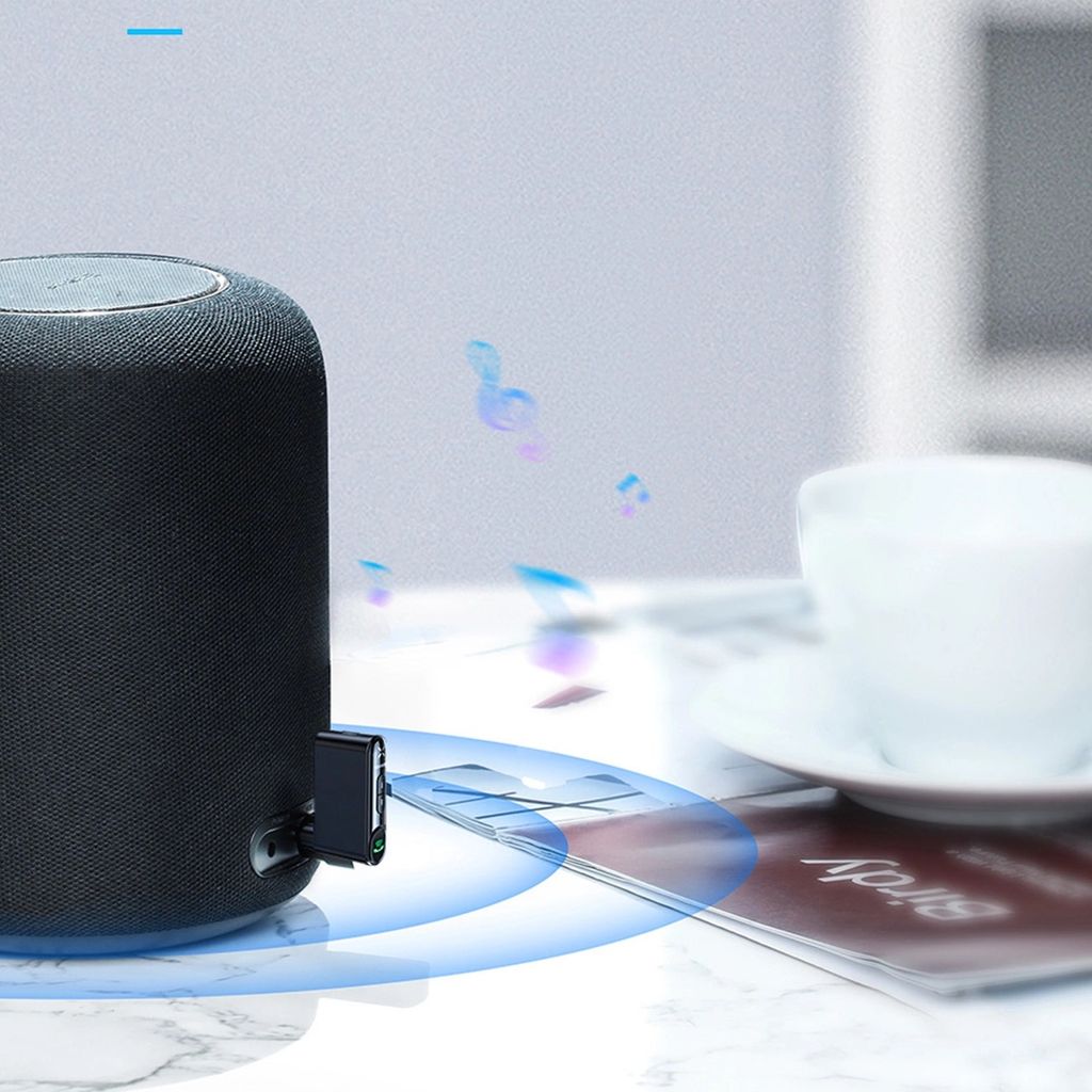 Baseus BSBA-02 Bluetooth AUX -lähetin – Musta