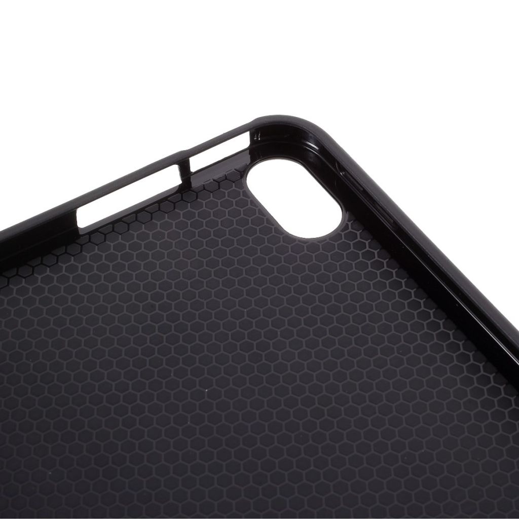 iPad Air 11"/10.9"/Pro 11" Tri-fold etui i silikon og PU-skinn - Svart