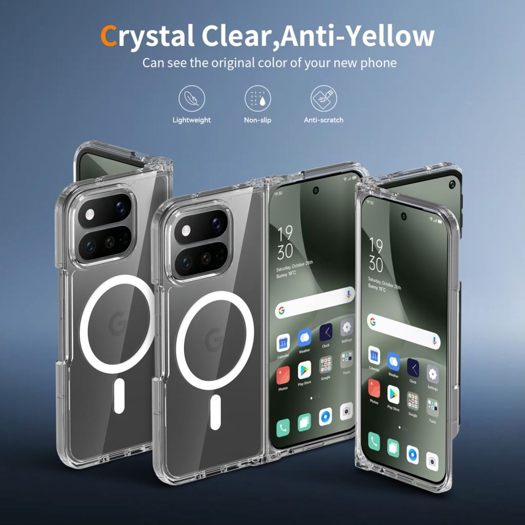Google Pixel 11 Pro Fold MagSafe Skal - Transparent